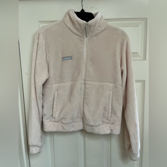 Women’s Cropped Columbia Fleece Michelob Ultra Jacket Size Small - Picture 2 of 11